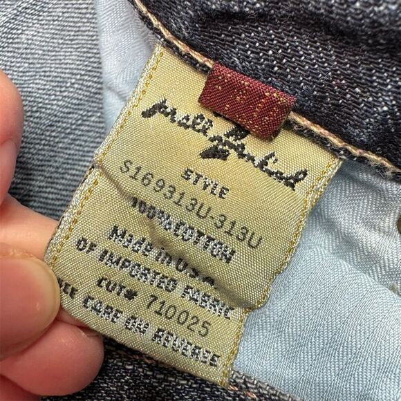 7 For All Mankind‎ Women's Cut-Off Denim Jean Shorts Blue Size 29 Distressed - Picture 6 of 8